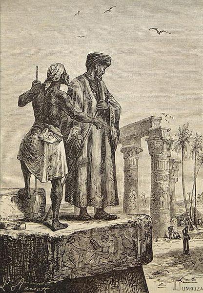 Hippolyte Leon Benett Ibn Battuta in Egypt France oil painting art